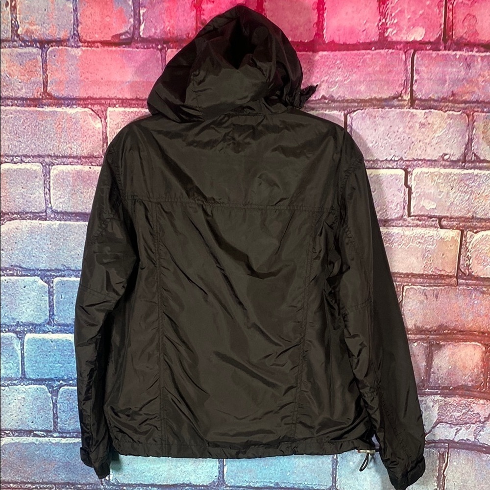 U2 Sportswear Jacket XS Black Lightweight Hooded Windbreaker Zip Mesh Lined - Picture 7 of 14